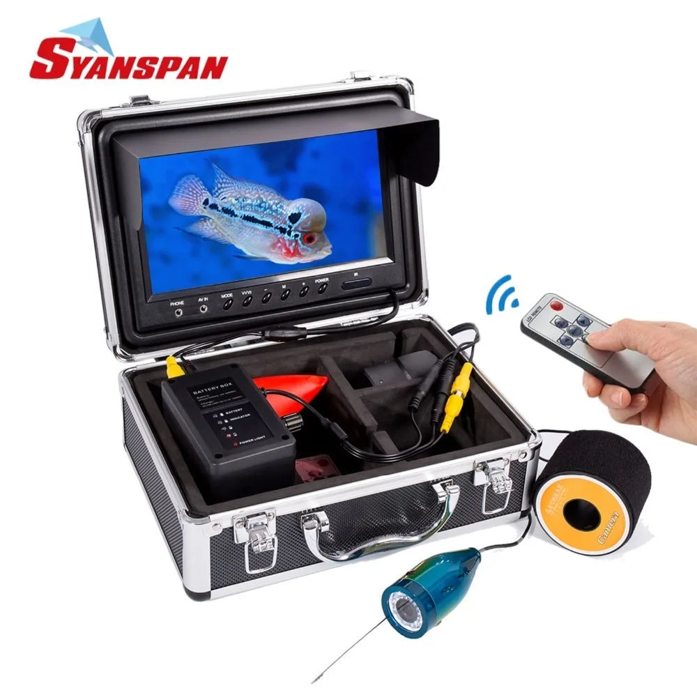 SYANSPAN détecteur de poisson Portable caméra vidéo de pêche sous-marine 9