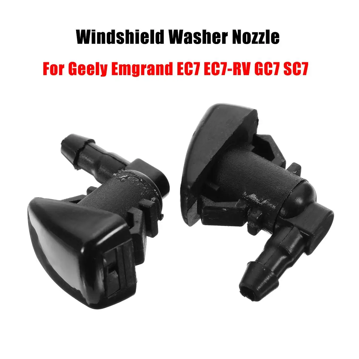 

2Pcs Car Windshield Wiper Washer Spray Nozzle Jet for Geely Emgrand EC7 EC7-RV GC7 SC7