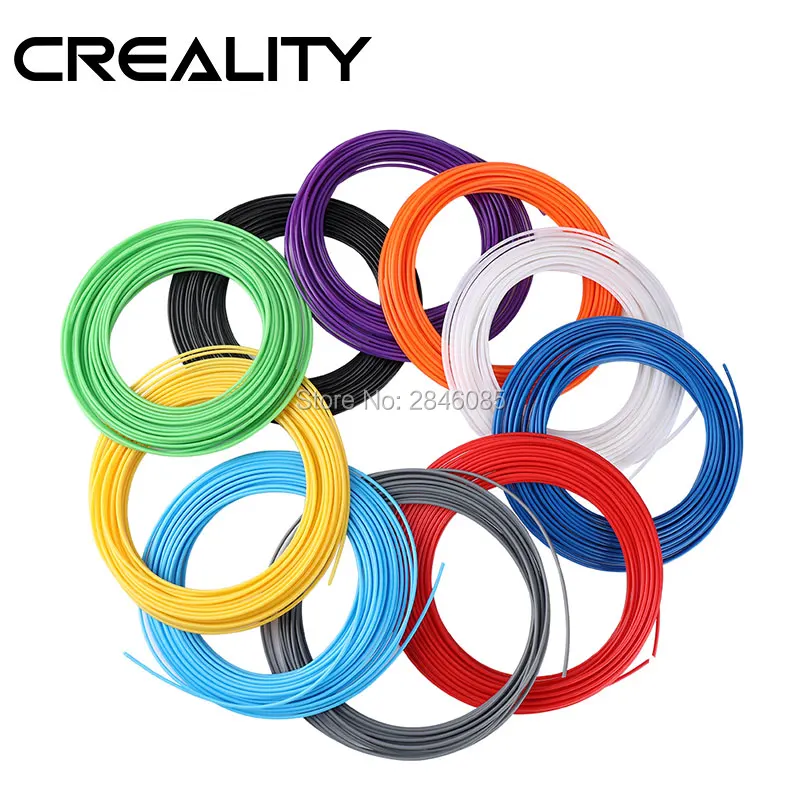 CREALITY 3D 10 м x видов цветов печать материал Ручка нить PLA 1 75 мм для Impresora чертежный