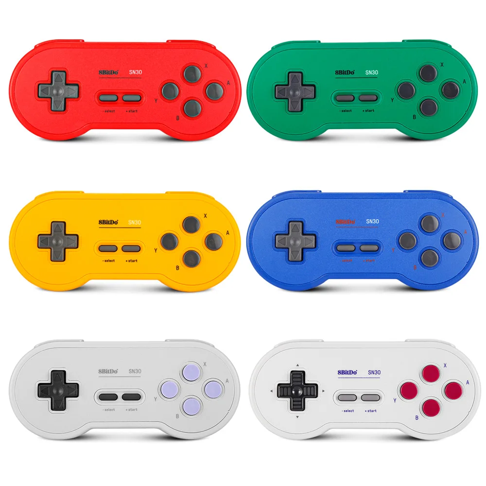 

8Bitdo SN30 Bluetooth Gamepad Retro Game Controller Lexible Joysticks Four Shoulder Button Turbo Function for Nintendo Switch