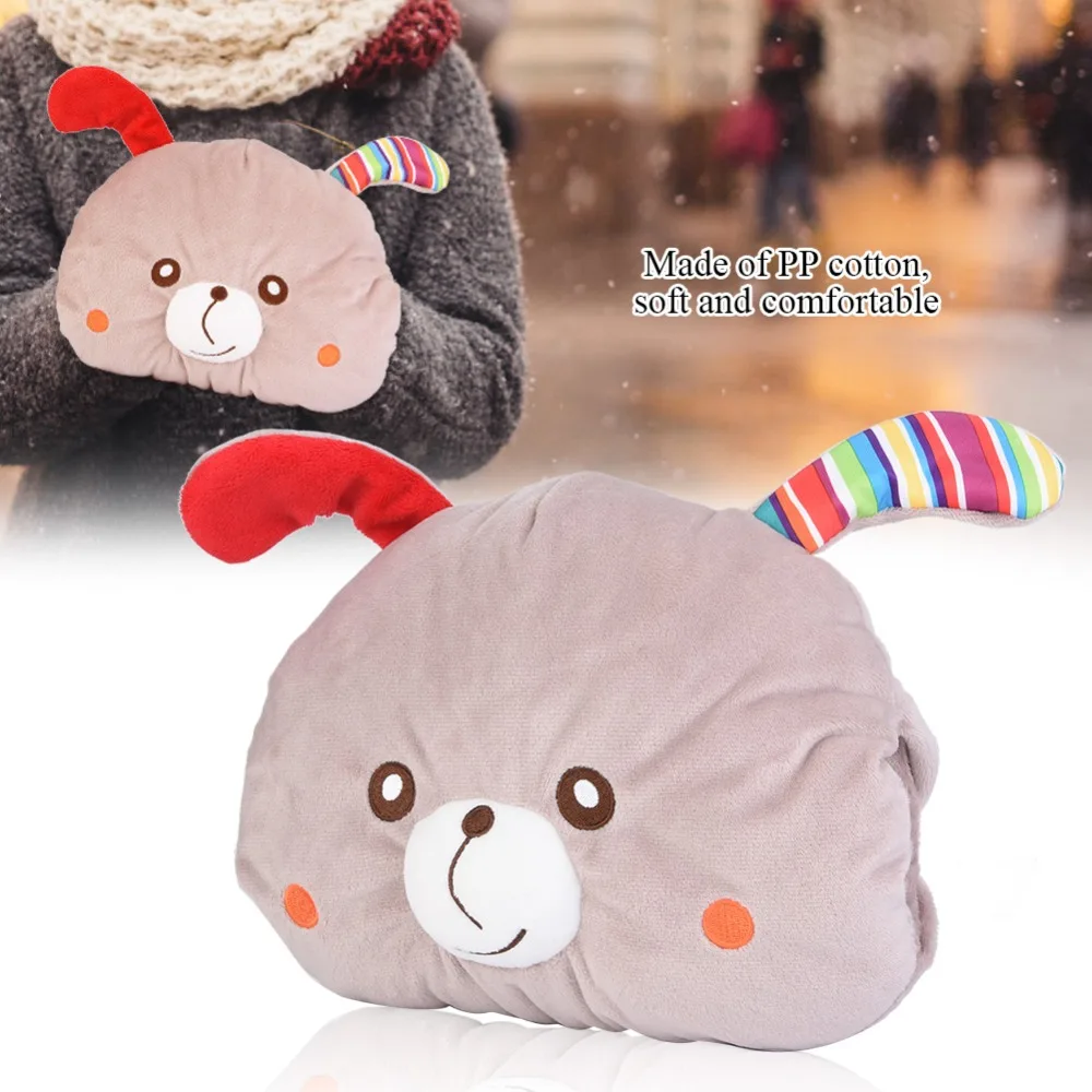 Cute Stuffed Plush Toy Winter Cartoon Hand Warm Pillow Warm Hand Animal
