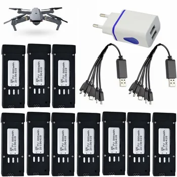 

Upgraded 800mAH 3.7V Lipo Battery Charger Units for E58 JY019 S168 For RC Quadcopter Spare Parts 3.7v RC Drone Battery