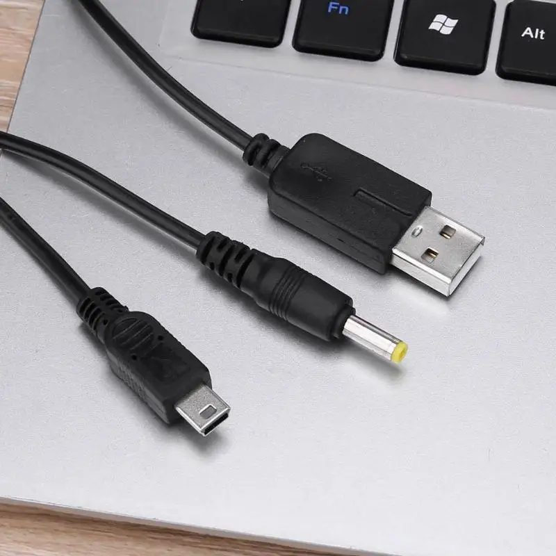 1,2 м новейшее зарядное устройство питания 2 в 1 USB кабель для зарядки данных Шнур для sony psp 2000 3000 игровая консоль аксессуары для игр