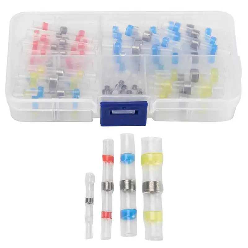 

60pcs Waterproof Sealing 2:1 Electrical Heat Shrink Tube Cable Connectors An easy one step connection of wires Provides seal