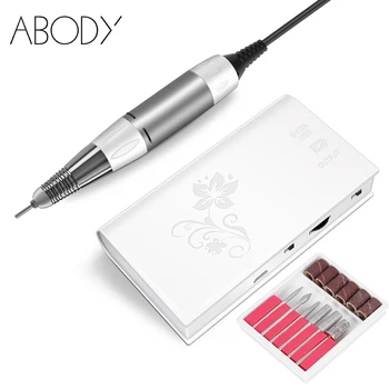

Abody Manicure Machine Electric Nail Drill Machine Milling Cutter Mill File Polish Nail Art Tool Cutter For All Manicure Set