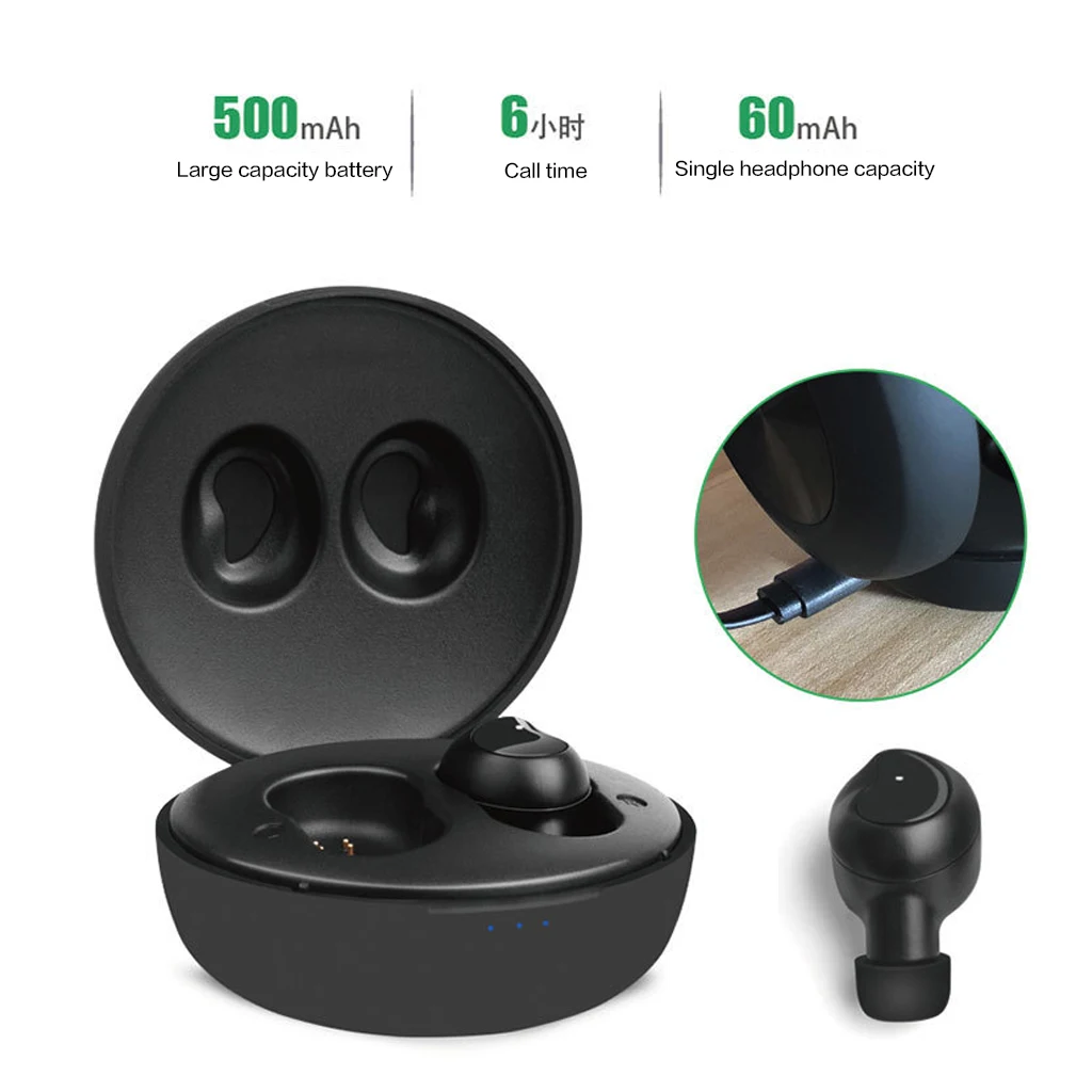 

Xi9 Bluetooth 5.0 Wireless Earphone HIFI Mini Earbuds Sport Fashion Magnetic Noise Cancelling Waterproof With Charging Box