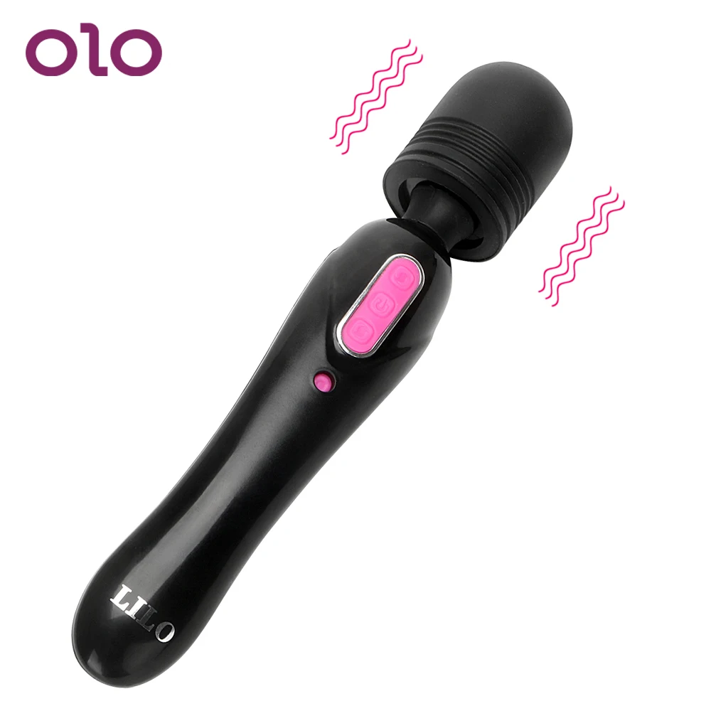 OLO Dual Motors Vibrators Magic Wand Clitoris Stimulator G-spot Massager Silicone USB Rechargeable Rod Adult Sex Toys for Women | Красота и