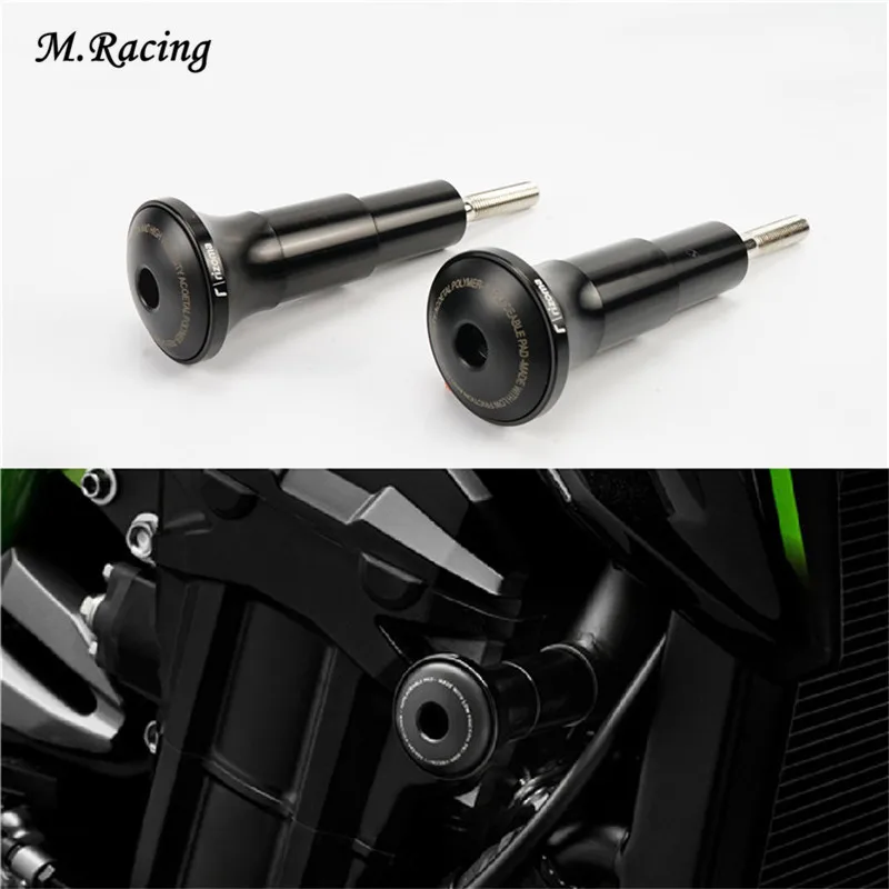 Motorcycle CNC Aluminum Frame Sliders Anti Crash Caps Engine Protection For Kawasaki Z900 2017