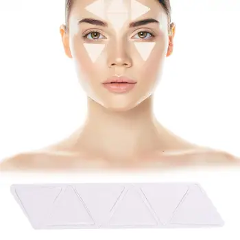 

Triangular Six Piece Silicone Eye Patch Silicone Anti Wrinkle Pad For Forehead Mouth Corners Nasolabial Folds Sidebums