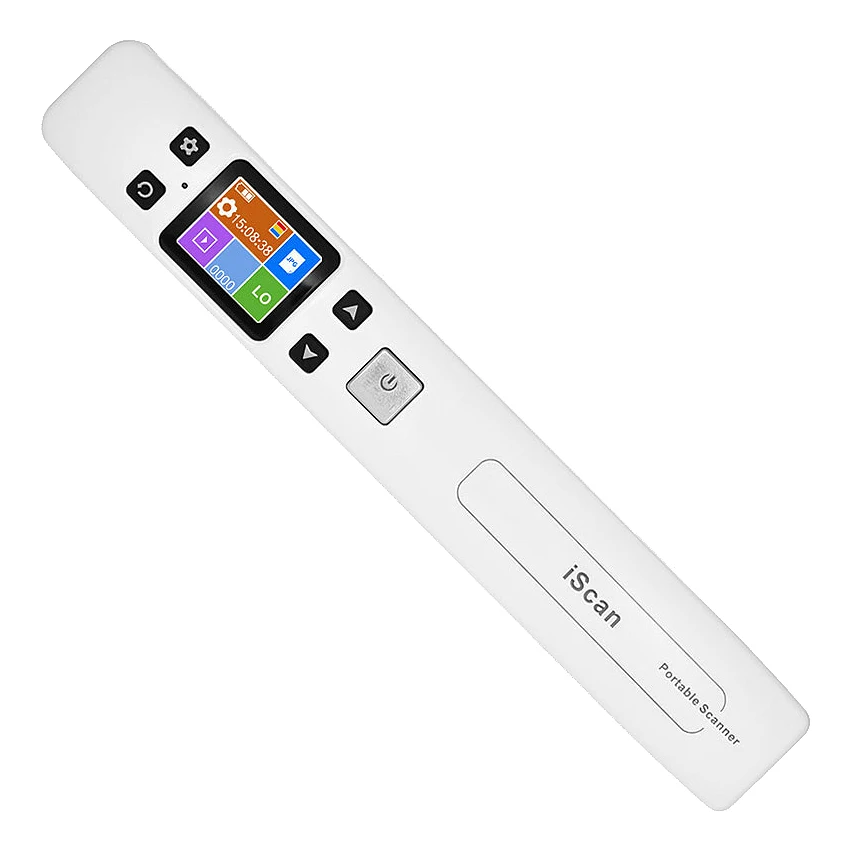 مصغرة وثيقة و الصور ماسحة A4 حجم JPG/PDF فورمات Wifi 1050 ديسيبل متوحد الخواص عالية السرعة المحمولة شاشة الكريستال السائل للأعمال إيصالات