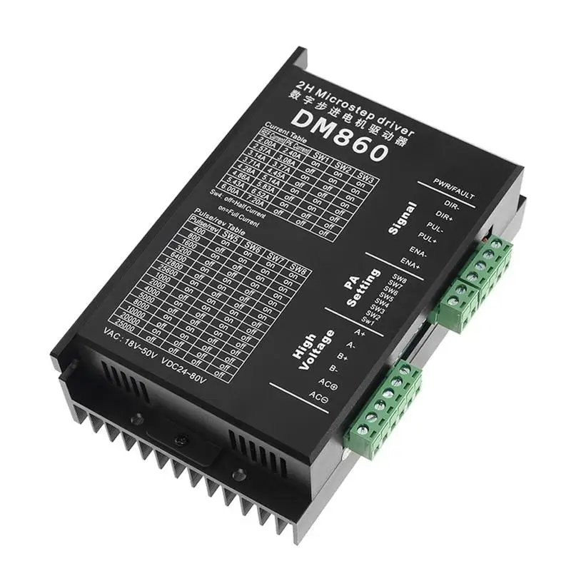 

DC36V Stepper Motor Cintroller Driver Microstep Motor Brushless DC Motor Shell For 57 86 Stepper Motor Nema23 Nema34