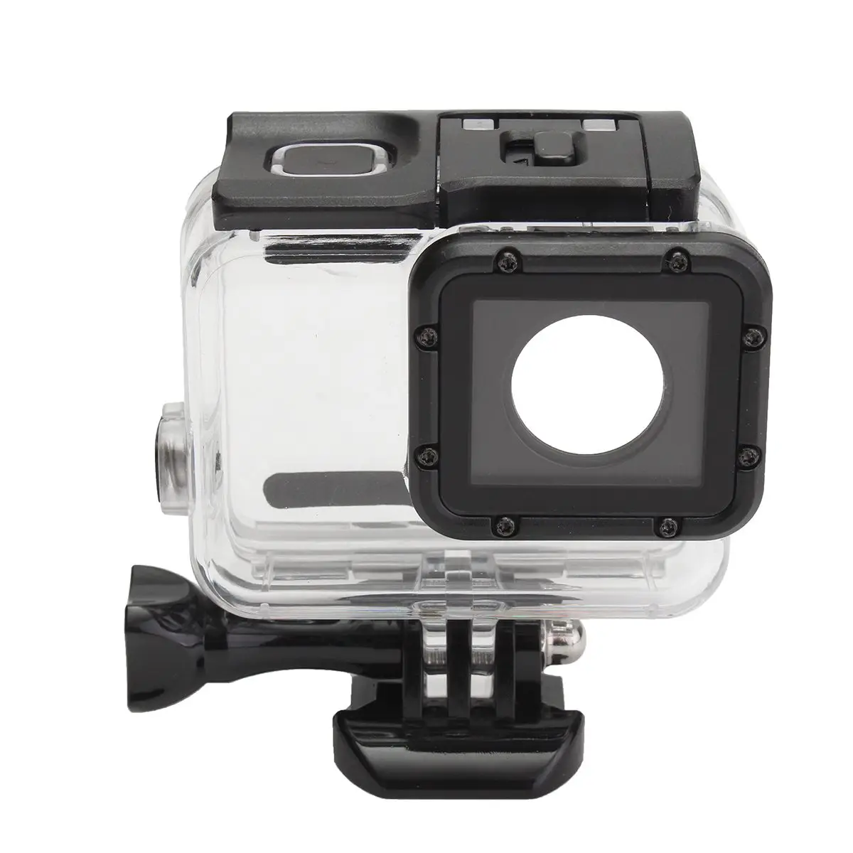 

For Gopro Hero 5 6 7 60M Underwater Waterproof Housing Case+Touch Screen Cover Sports Cameras Accessories Transparent Black