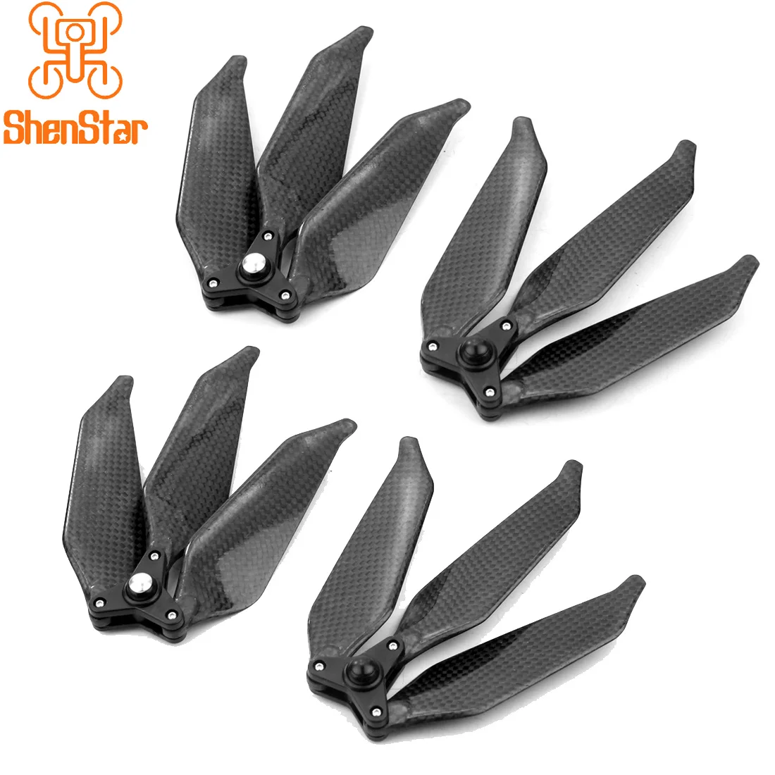 Full Carbon Fiber 9455 2Blade 3Blade Triple Paddle Propeller Low Noise Foldable CW CCW Props for DJI Phantom 1 /2 /3 Plane