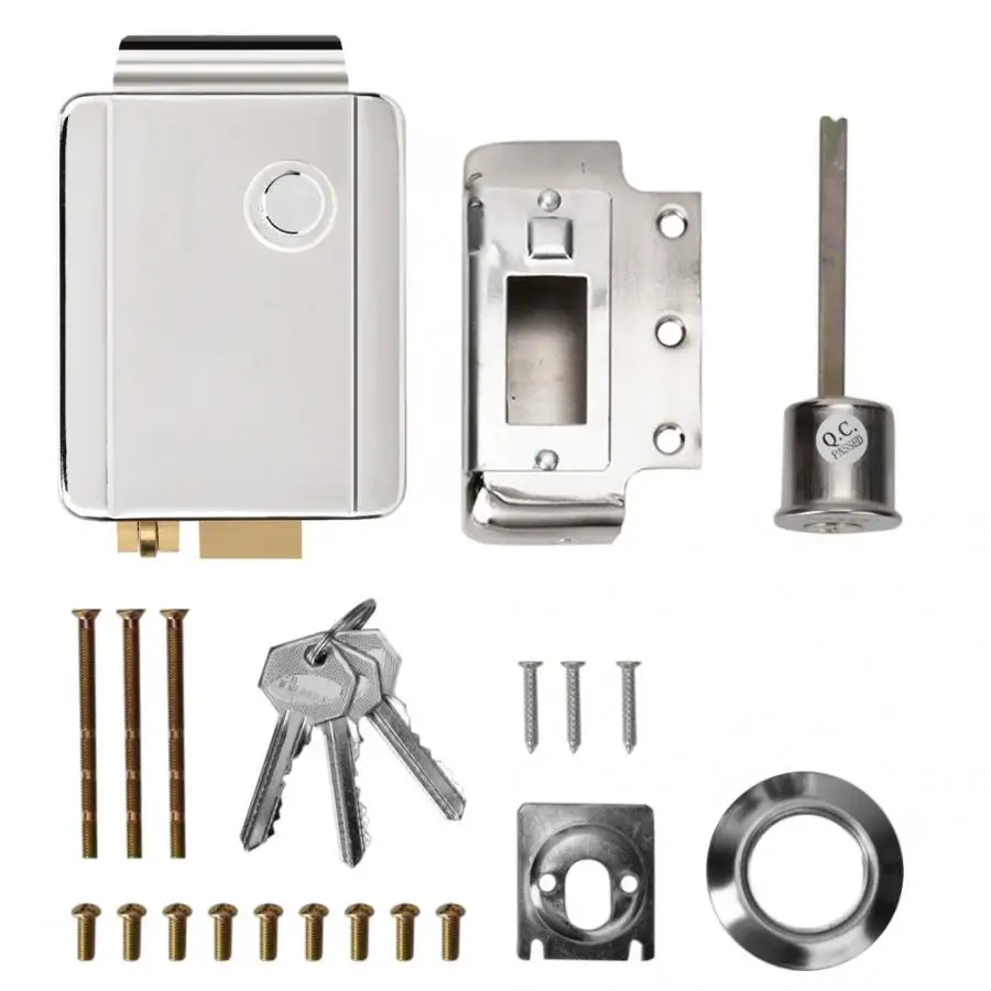 

Access Control Kits Single Cylinder Security Electric Control Lock Door Access Control System With Keys rfid lock