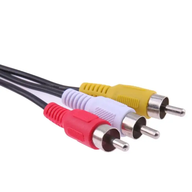 Кабель USB на RCA для HDD плеера 1 5 м футов папа 3 AV A/V ТВ адаптер кабель аудио av