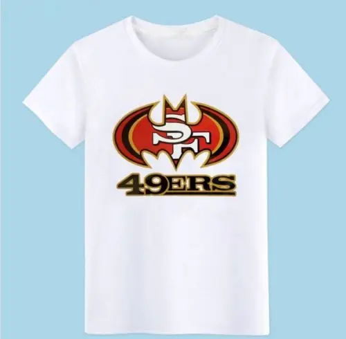 

Football Team Mens 49ers Cotton Short Sleeves Casual T Shirts Plus Size S-4XL