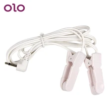 OLO Electric Shock Nipple Clamps Labia Clips Nipple Flirting Toys Clitoris Clip Stimulator SM Sex Toys For Couples Unisex