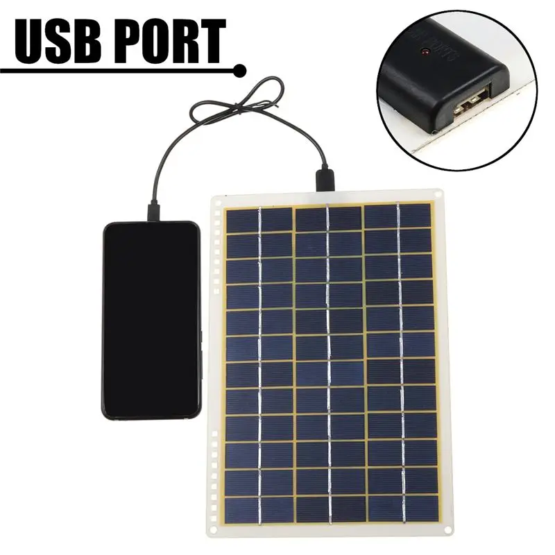 Waterproof Solar Panel 15W 12V Polycrystalline Solar Panel with Line Clip 4X Suction Cups for Outdoor Camping Emergency Light Waterproof Solar Panel 15W 12V Polycrystalline Solar Panel with Line Clip 4X Suction Cups for Outdoor Camping Emergency Light