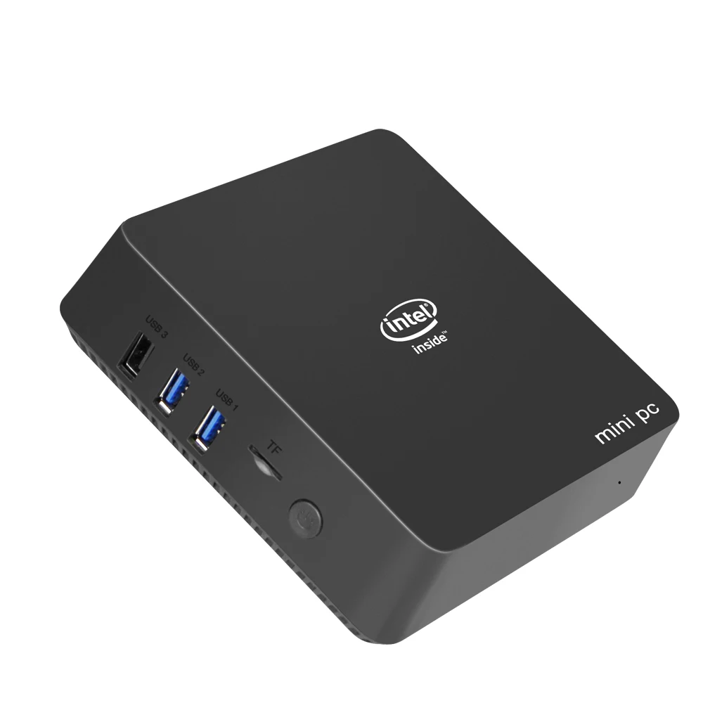 AK5 Windows 10 Мини ПК Intel J3455 Четырехъядерный 4G RAM 64G ROM win10 Голосовое управление 5GHz WiFi