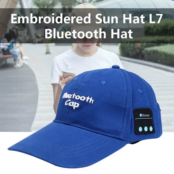 Новинка 2019 модная бейсбольная кепка с Bluetooth музыкальные наушники Спортивная Хип