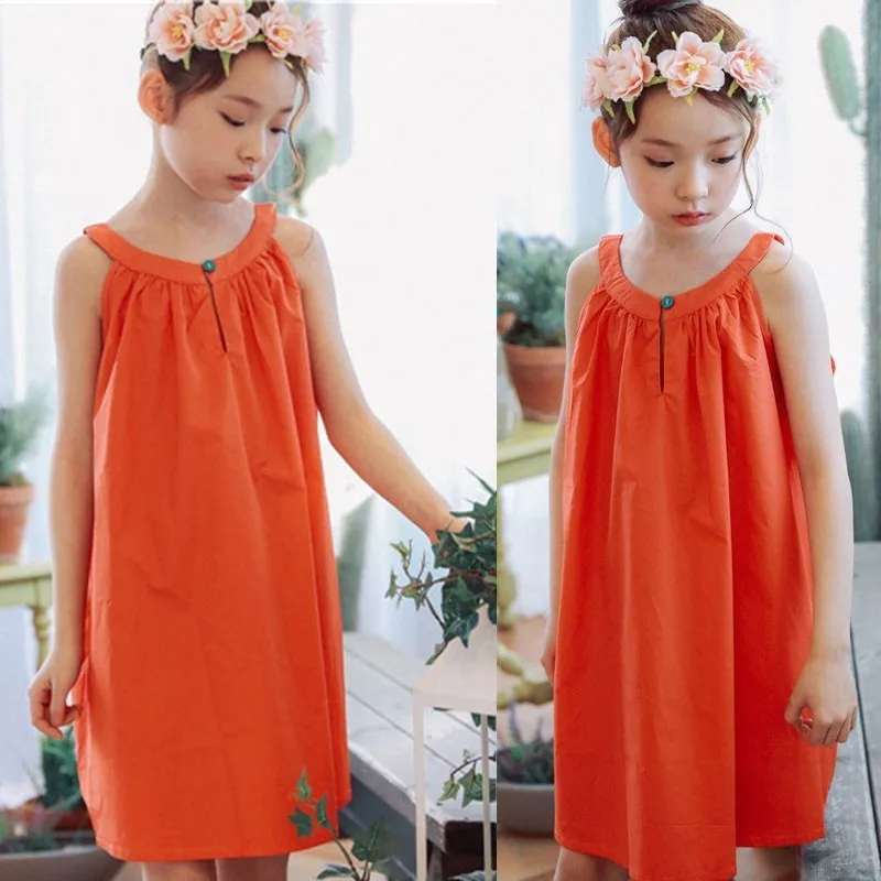 

Girls Teenager Clothing Baby Girls Summer Dress Princess Sleeveless Holiday Party Dresses Kids Toddler Children Clothing 2019