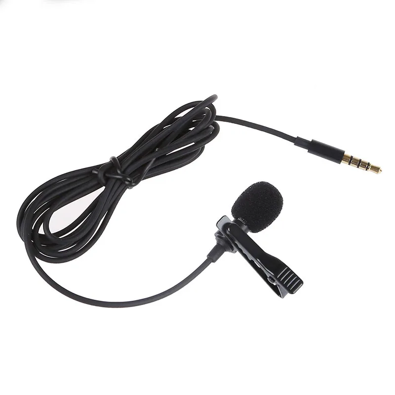 Lavalier нагрудный зажим на всенаправленном мини iPhone TRRS 3 5 мм Jack Handsfree 3.28ft