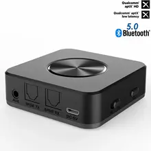 HAOBA Bluetooth Transmitter Receiver Wireless Audio Adapter Bluetooth Receiver 3.5mm Support Lossless Bluetooth Receiver lusya bluetooth 5 0 qcc3003 wireless receiver ess9023 dac decoder hifi preamplifier lossless bluetooth adapter t0014