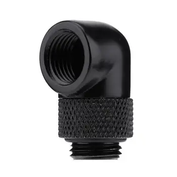 

G1/4 Inner Thread 90 Degree Rotating Water Cooling Tube Adapter Connector