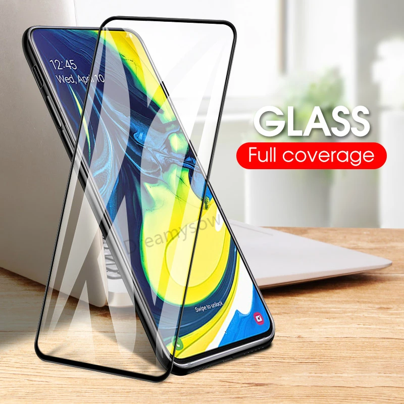Закаленное стекло для Samsung Galaxy A7 A9 2018 S10E A50 A30 A20 A10 A70 M30 полное покрытие Защита