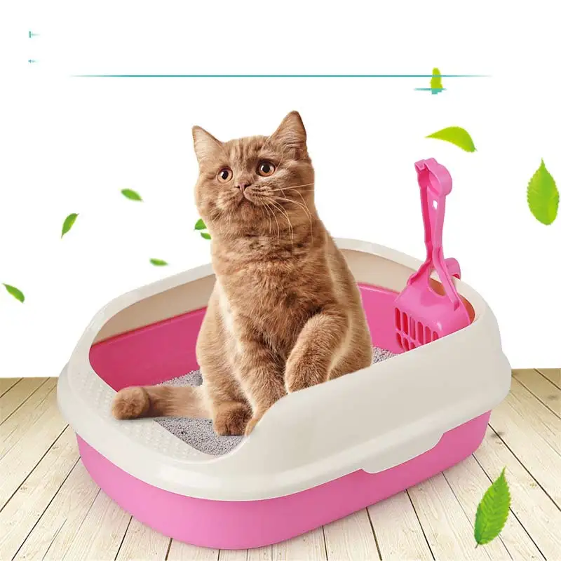 

LUDA Toilet Bedpan Cat Litter Box Cat Dog Tray Toilet Supply Teddy Anti-Splash Pet Dog Toilette Puppy Indoor Home Plastic Sand