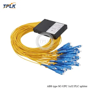 

Good stability and reliability ABS Box SC UPC 1x32 1M 2.0MM PLC optical splitter, All-optical Structure SC UPC PLC splitter