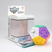 Циклон для мальчиков Dodecahedron Megaminxeds 12 Сторон магический скоростной куб кубики для начинающих профессиональная головоломка без струйки Wumofang