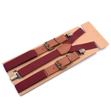 Новая мода унисекс три клип монохромный ремень Эластичный 2,5 заклинание кожа для взрослых на ремешке клип высокое качество личности