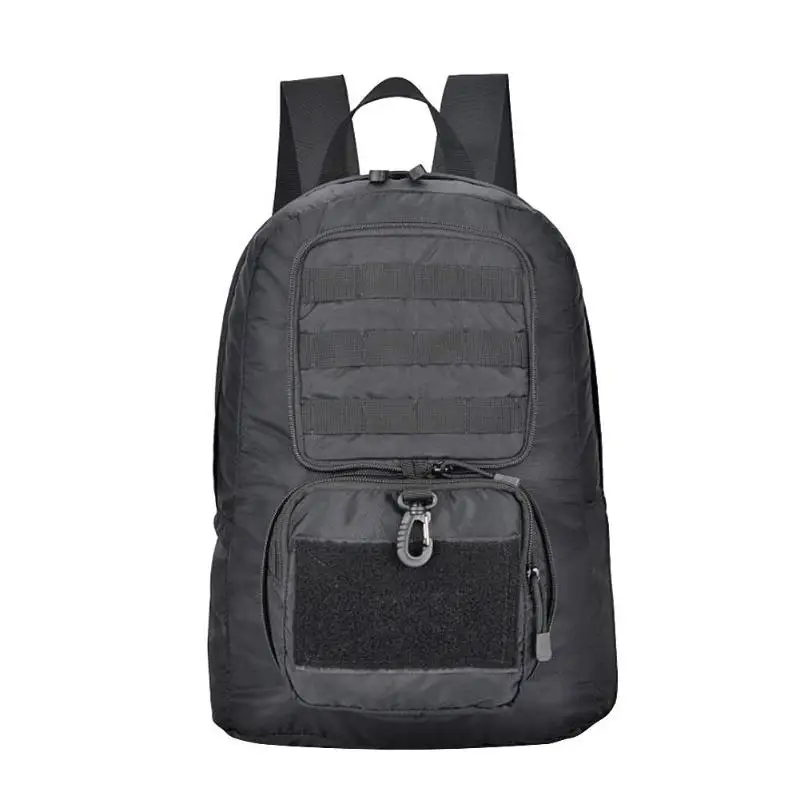 Tattico Sacchetto Del Campeggio 40l Arrampicata Pieghevole All'aria Escursionismo Alpinismo Di Equitazione Sport Black Aperta Color Zaino 1wvqdw