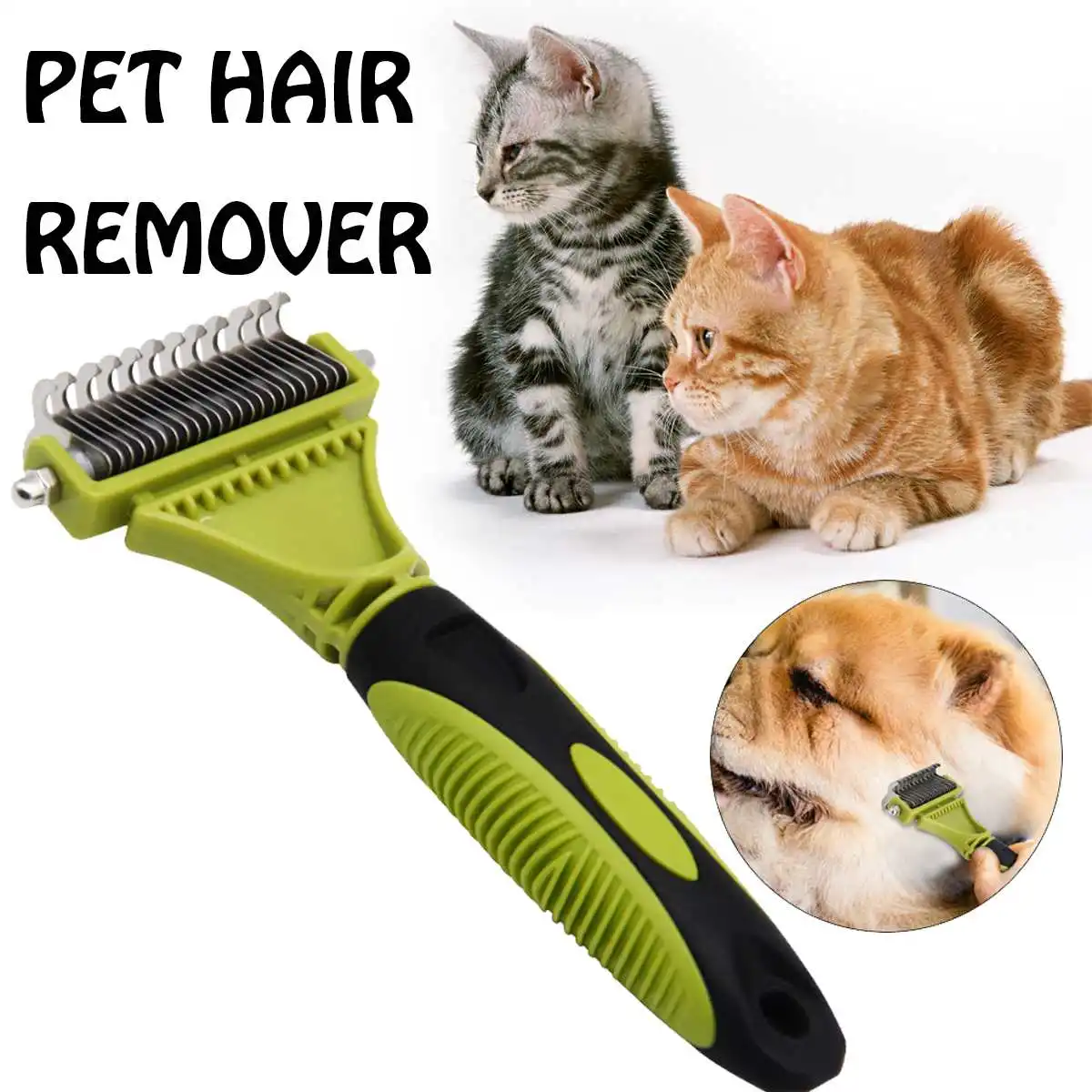 

Pet Dog Cat Hair Trimmer Professional Pet Clippers Grooming Tool Cat Dogs Shavers Long Short Fur Double Hair Comb Grooming Brush