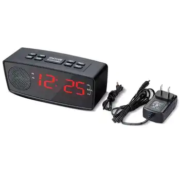 

Clock Radios,Digital Fm Alarm Radio Clock Usb Charging Port,Led Display,Dimmer,Sleep Timer,Snooze Battery Backup Bedrooms,Tabl