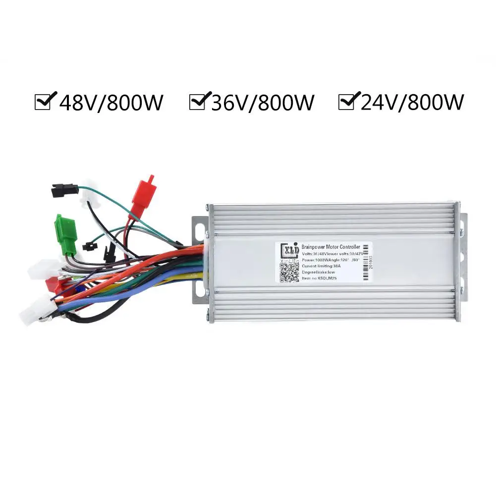 Best 24V/36V/48V 800W Motor Brushless Controller Speed Controller Electric Bicycle E-bike Scooter 178x84x44mm 0