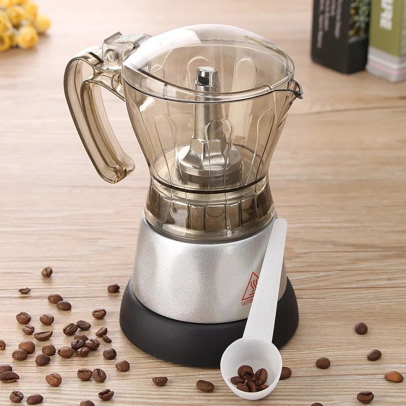 

4 Cups 3 minutes Electric Automatic Coffee Maker French Press Cafetiere Coffee Tea Pot Kettle Home Office Coffee Machine