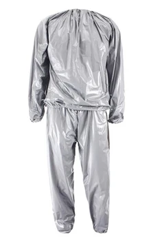 

Heavy Duty Fitness Weight Loss Sweat Sauna Suit Exercise Gym Anti-Rip