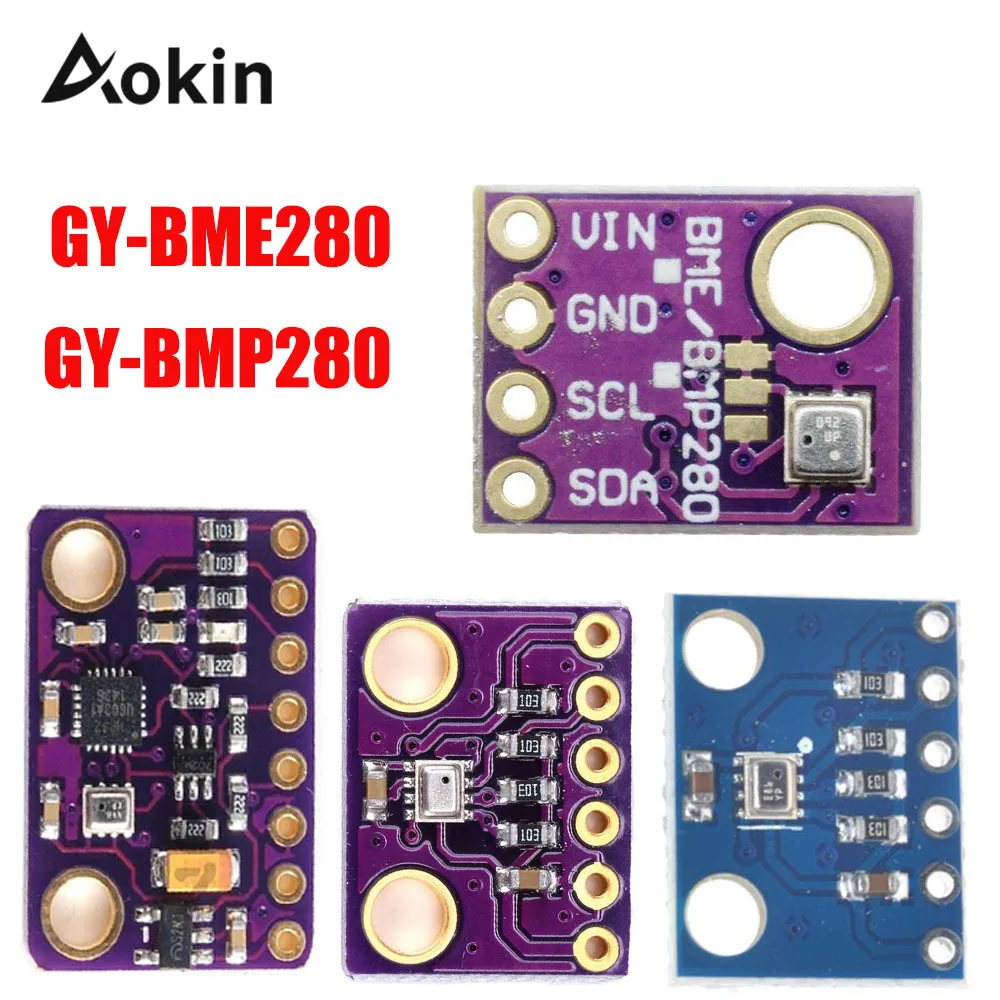 

GY-BME280 BMP280 BME280 Digital Barometric Pressure/Altitude Sensor High Precision Atmospheric Module for Arduino Diy kit