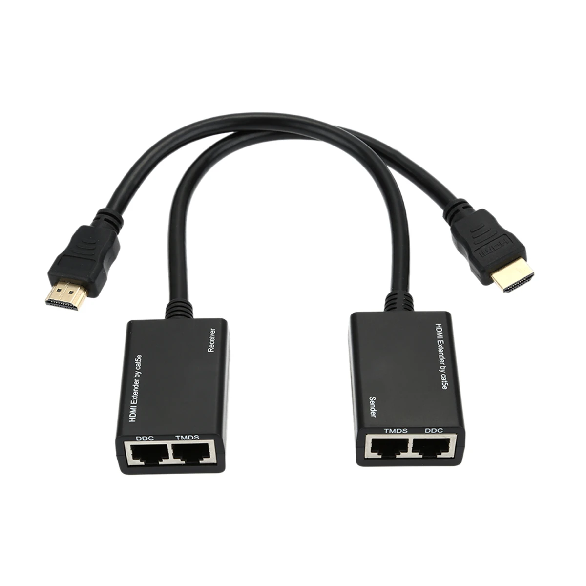 

High Definition Multimedia Interface RJ45 CAT6 CAT5e Cable LAN Ethernet Extender Up To 30M Video
