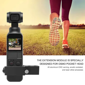 

For DJI Osmo Pocket Accessory Mount Extension Module for with 1/4&3/8 Interface for OSMO Pocket head cameras