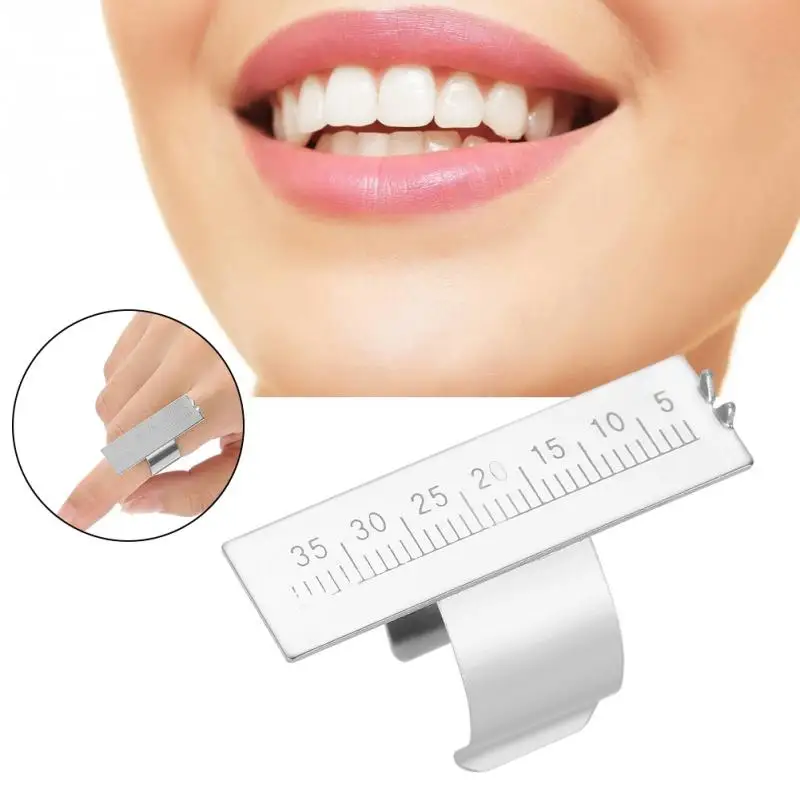 Stainless Steel Dental Endodontics Finger Ruler Autoclavable Endodontic