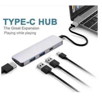 4 In 1 Type C Hub to HDMI 4K with 2 USB 3.0 hub PD Charging Port USB C Adapter for MacBook Pro Samsung S8/S9 Huawei Mate 10
4 In 1 Type C Hub to HDMI 4K with 2 USB 3.0 hub PD Charging Port USB C Adapter for MacBook Pro Samsung S8/S9 Huawei Mate 10