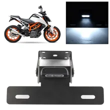 Мотоцикл светодиодный задний крыло Eliminator номерной знак держатель пластина для KTM Duke 390
