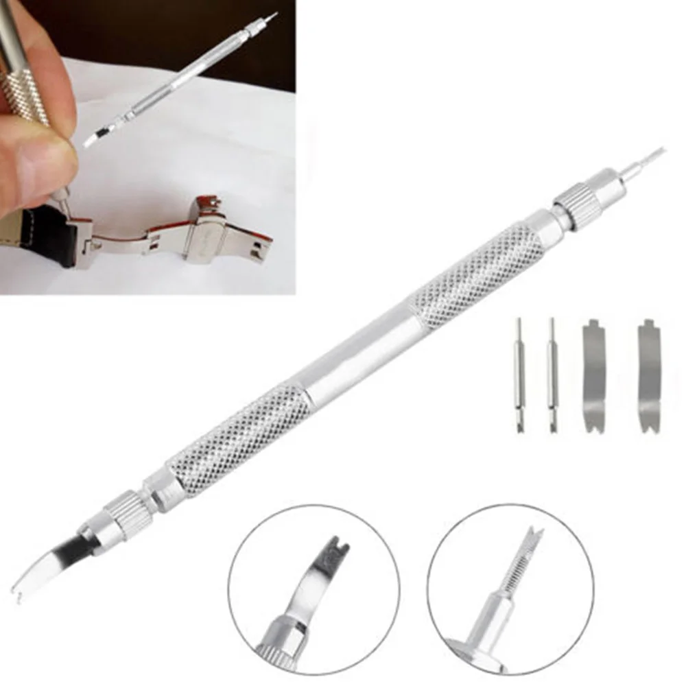 

1X Stainless Steel Watch Band Link Pins Remover Repair Kit Tool Watch Clock Opener Tool Kit Watchmaker Gifts Hand Tool