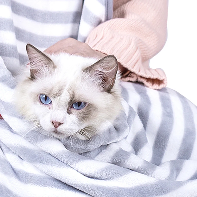 WHISM Cat Apron Cat carrying Backpack Sling Carrier Bag Soft Coral