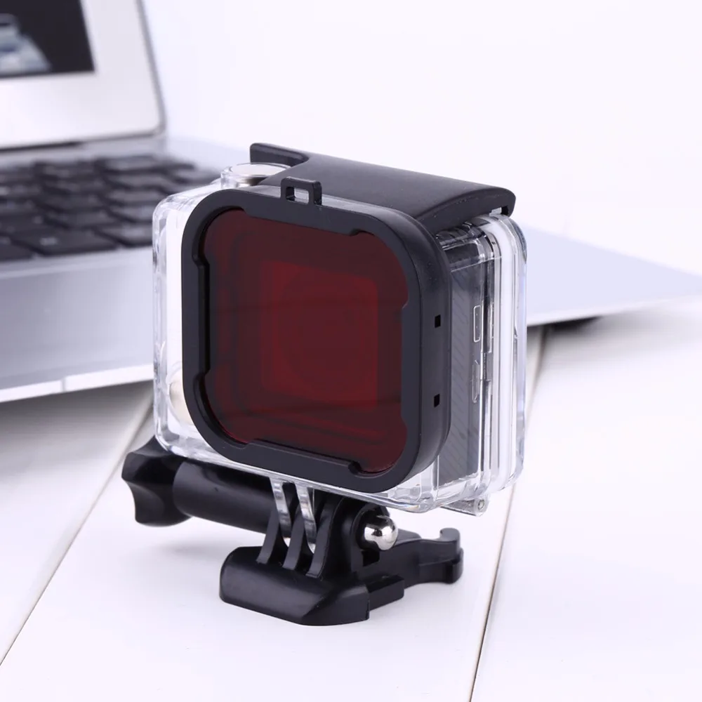 

Underwater Diving Filter Lens Cover UV Filter for Gopro Hero 4 Session Housing Case Sports Camera Lens Case Red