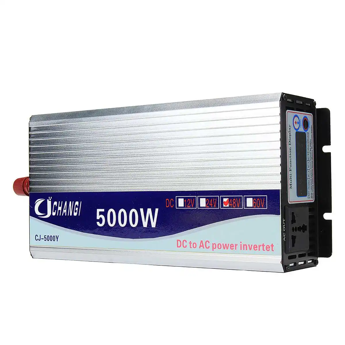 

10000W Peaks DC 48V to AC 120V 60Hz Converter Modified Sine Wave Power Inverter with LCD Display