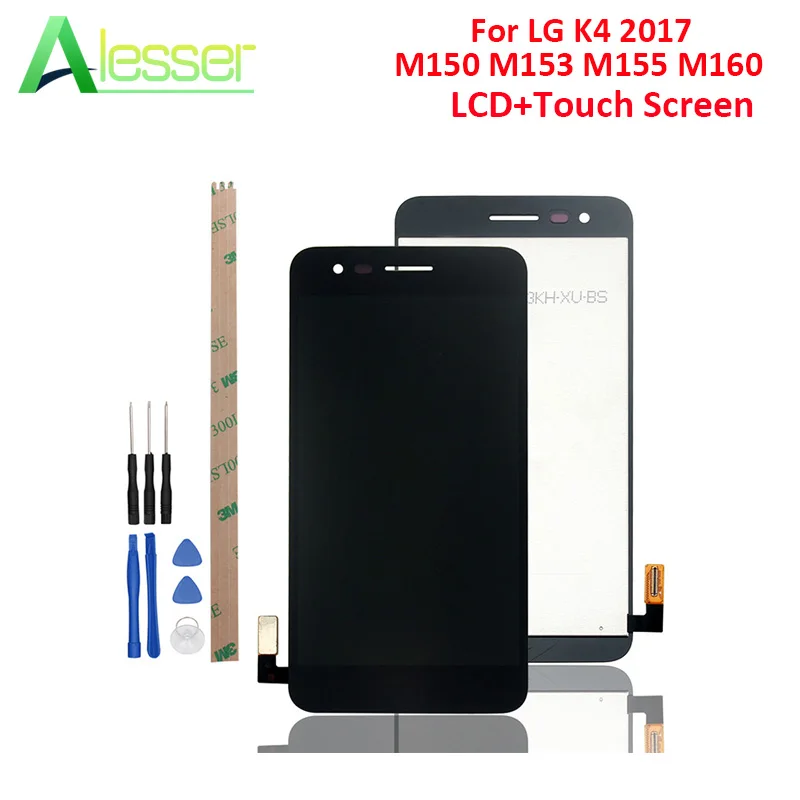 

Alesser For LG K4 2017 M150 M153 M155 M160 LCD Display And Touch Screen Screen Digitizer Assembly Replacement +Tools +Adhesive